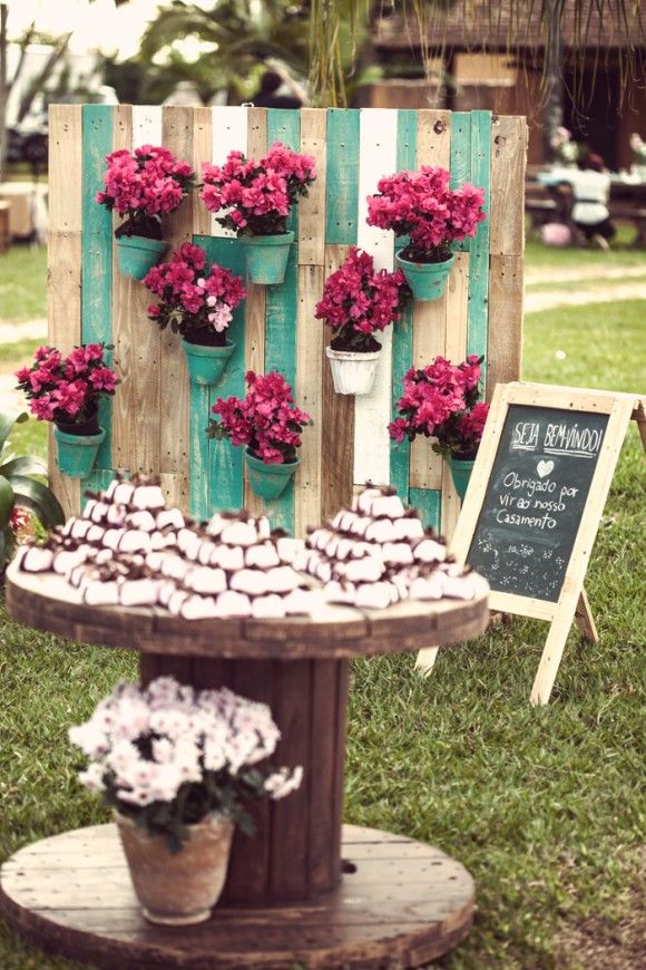 decorações rústicas para casamento
