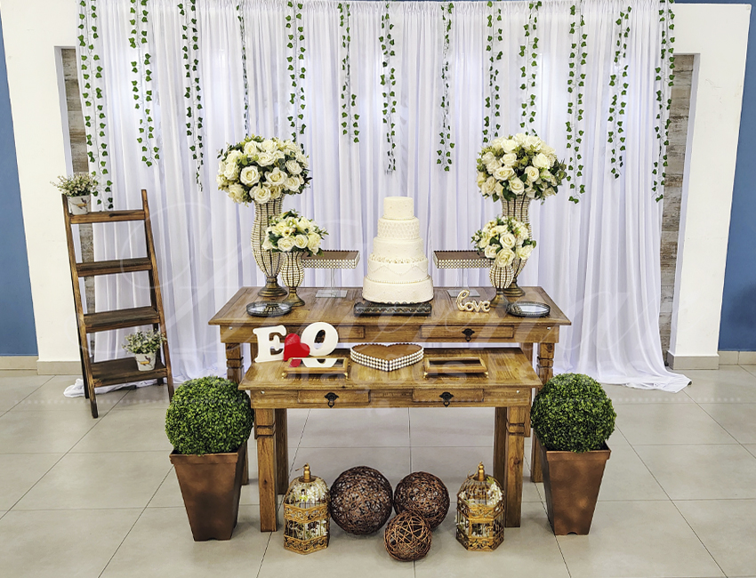 decorações rústicas para casamento