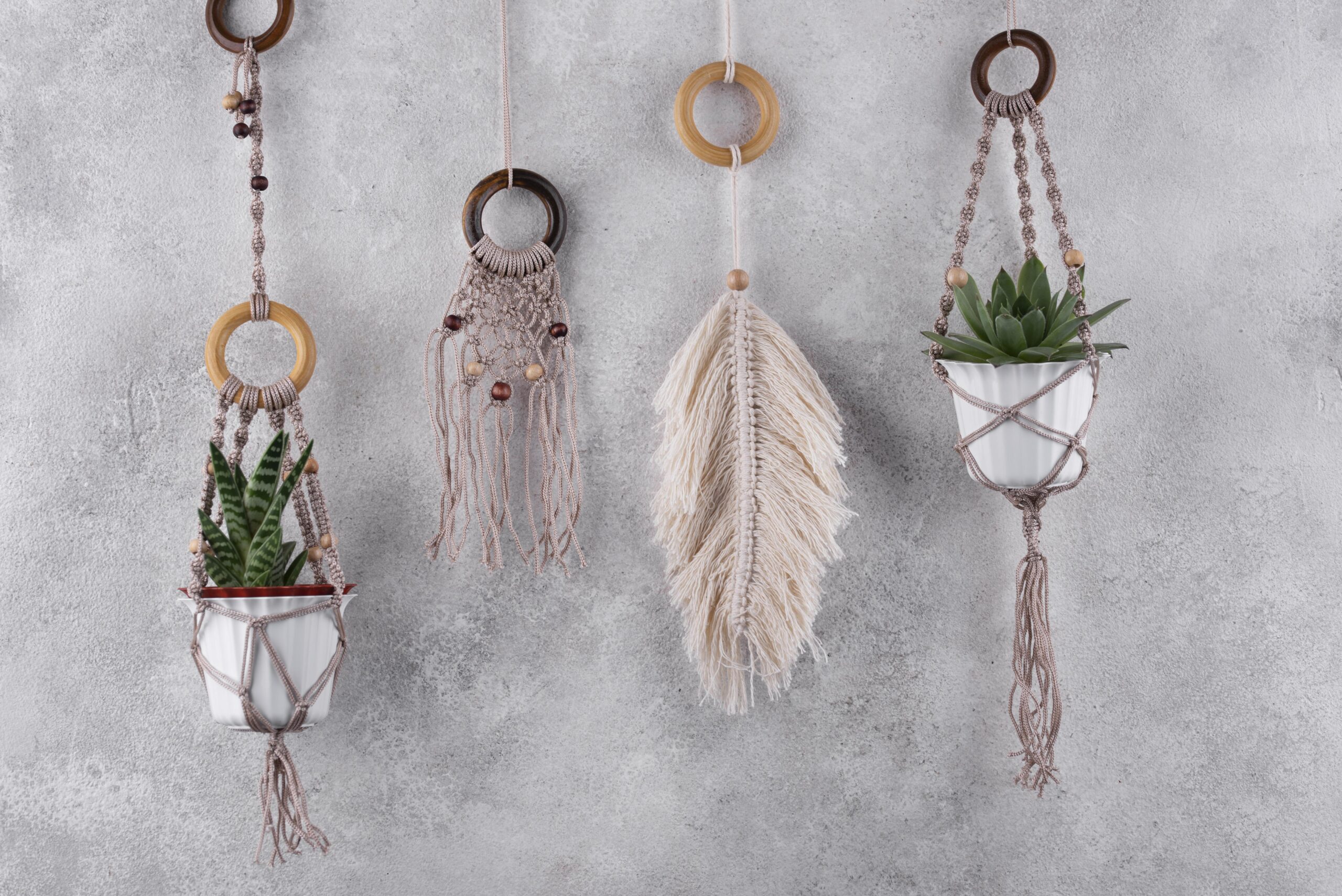 detalhes em macrame