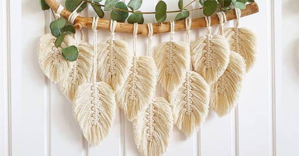 macramê cru vs colorido qual escolher