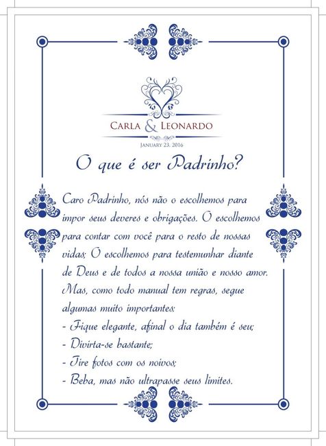 deveres dos padrinhos