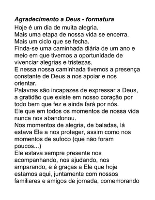 Discurso de Agradecimento para Formatura: Dicas e Modelos Exclusivos