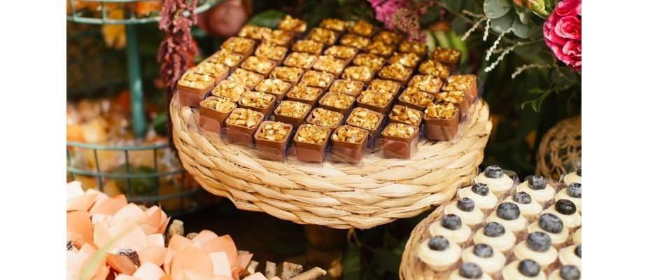doces de casamento rústico