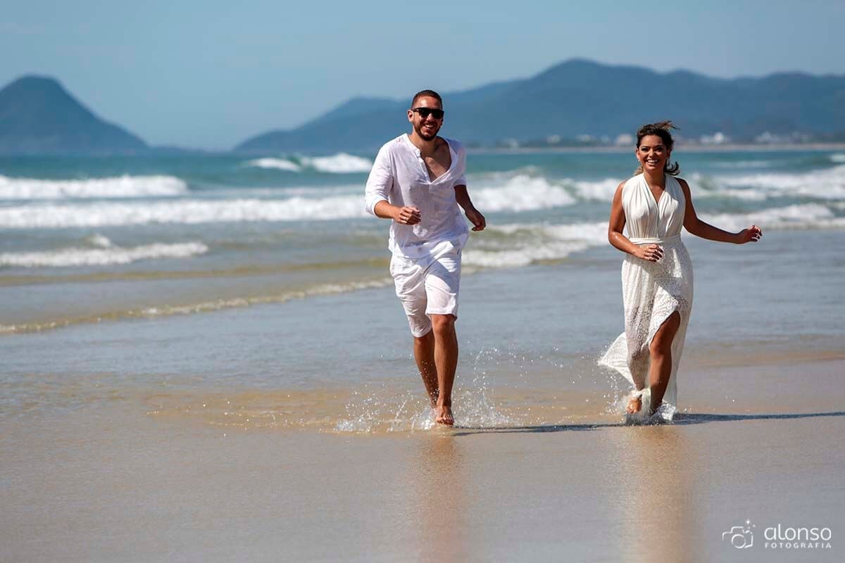 ensaio fotografico na praia