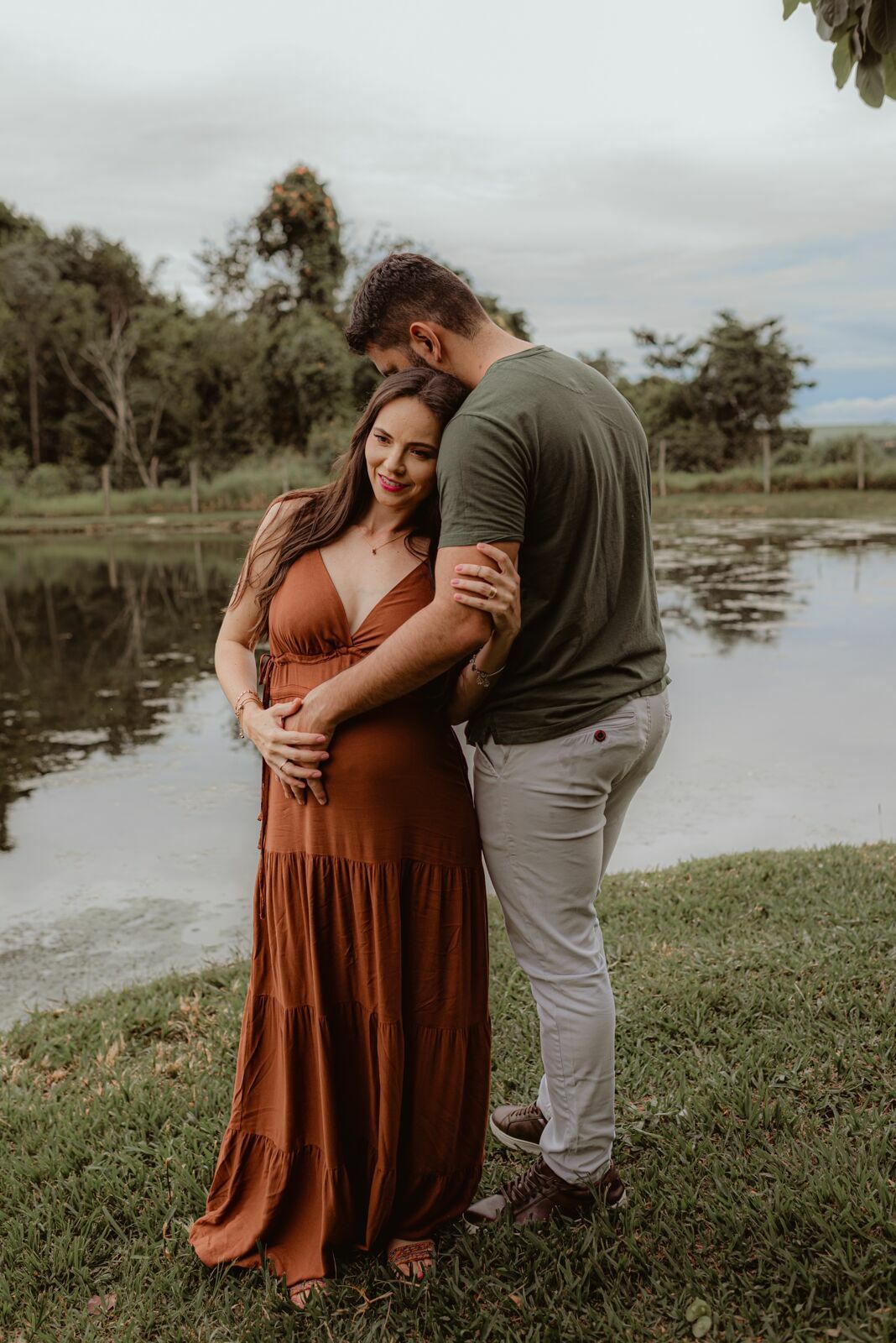 ensaio fotografico no campo