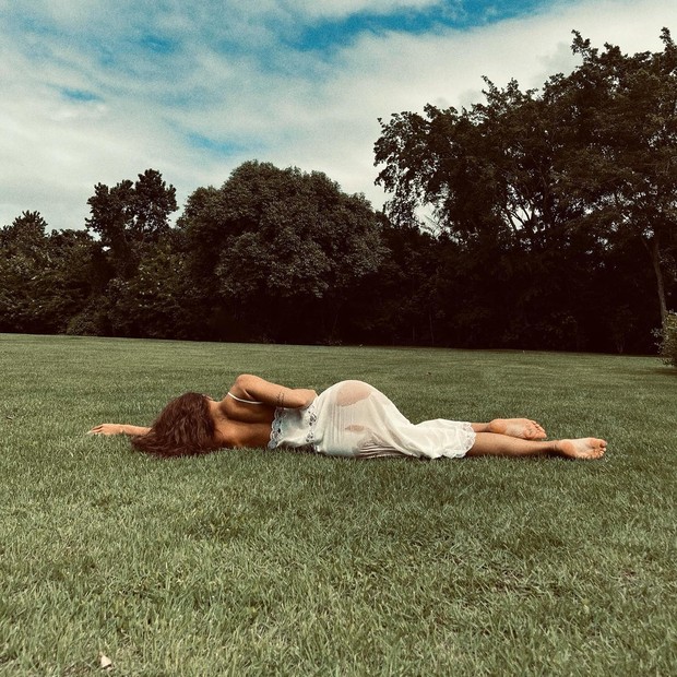 ensaio fotografico no campo