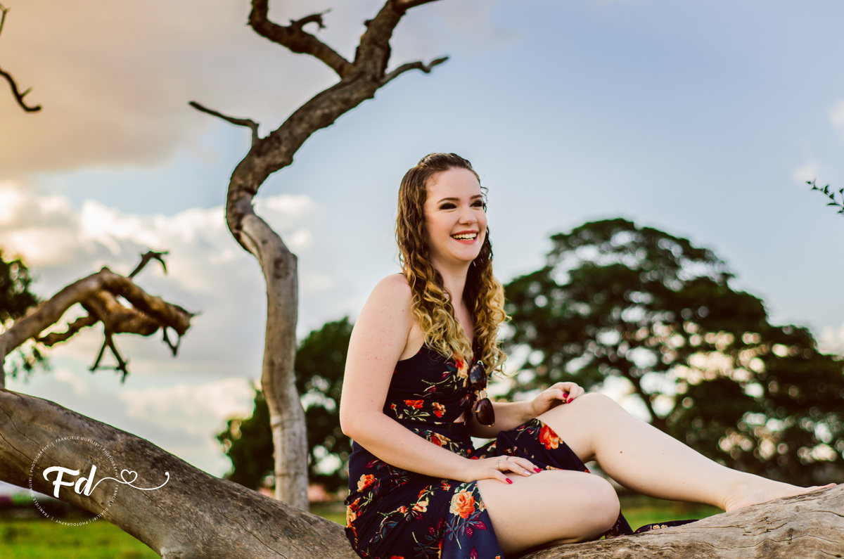 ensaio fotografico no campo