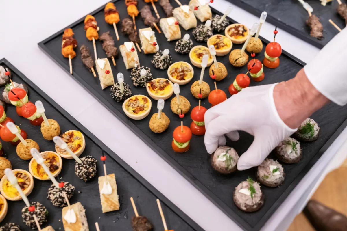 equipe de buffet e gastronomia