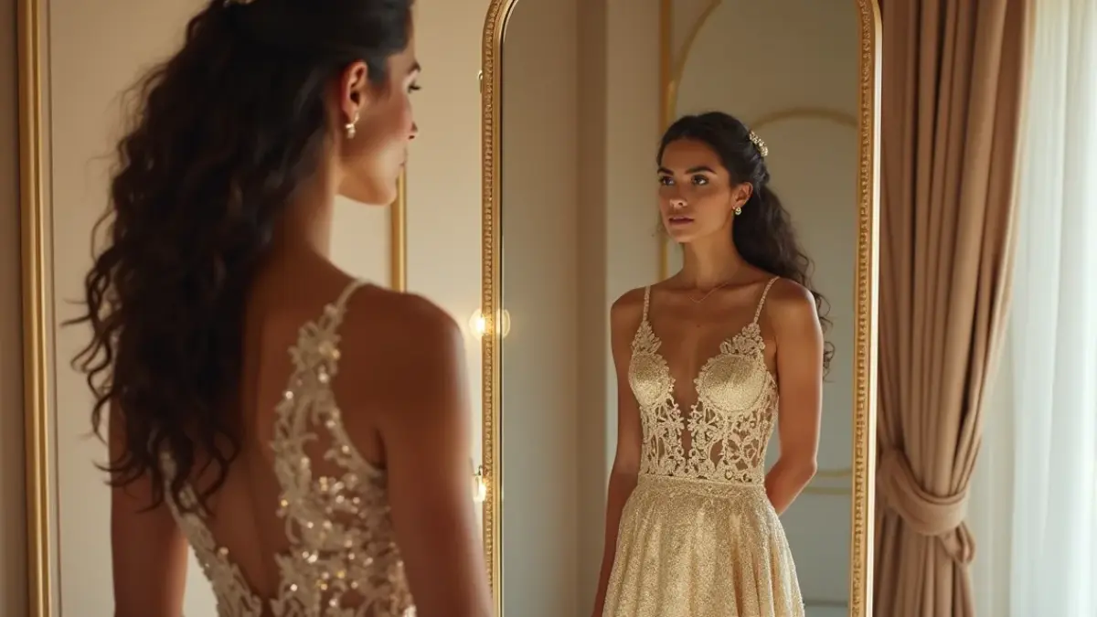 erros comuns ao escolher vestido de noiva dourado e como evitar
