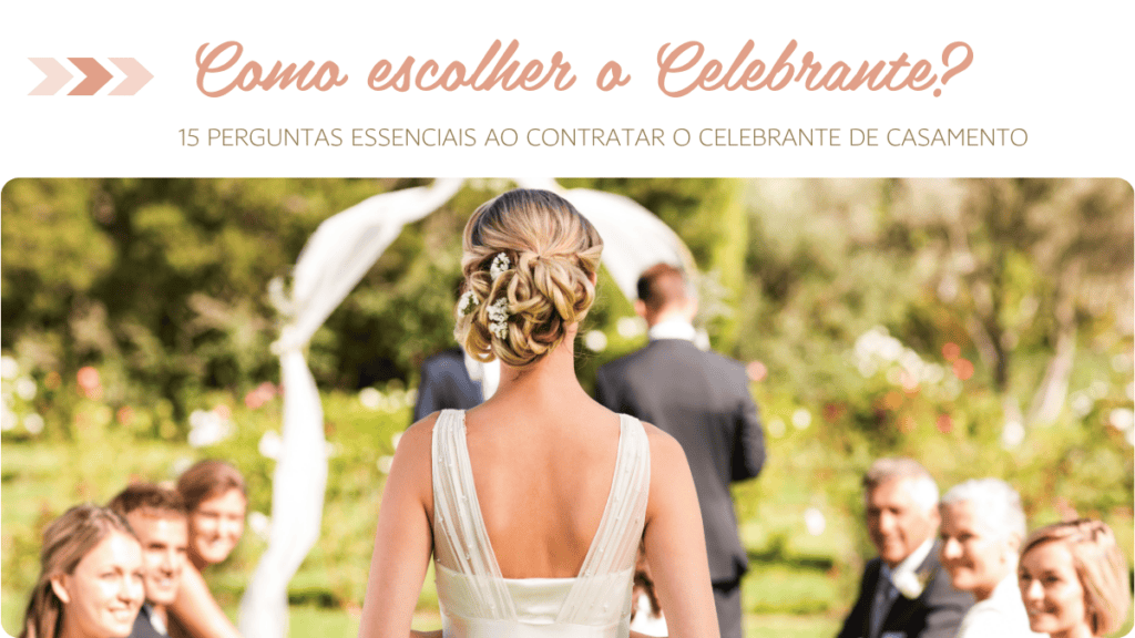 escolha do celebrante