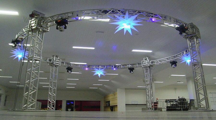 estruturas de box truss para iluminacao