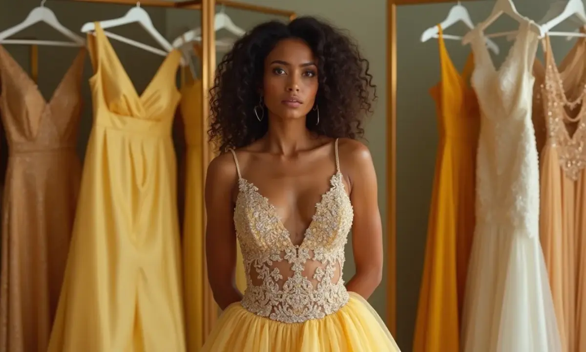 evitar erros ao escolher vestido noiva dourado