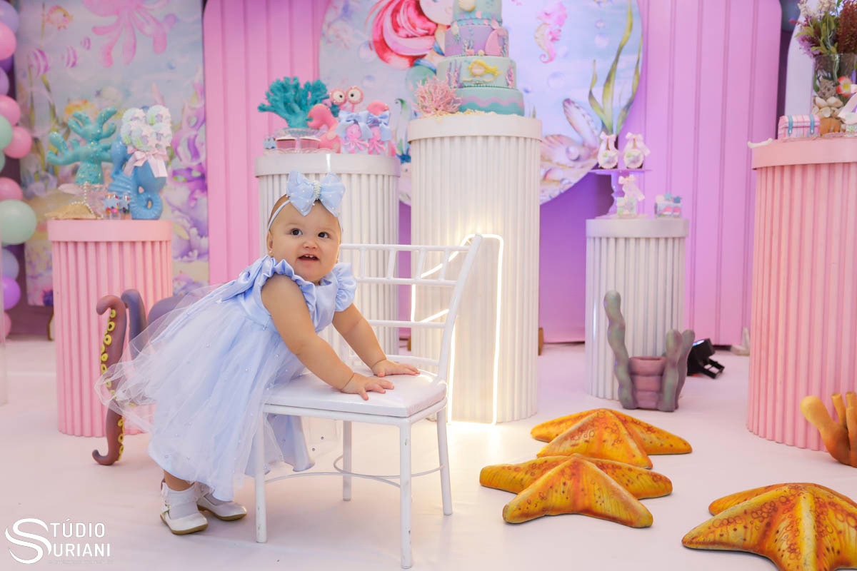 decoração festa 1 ano menina