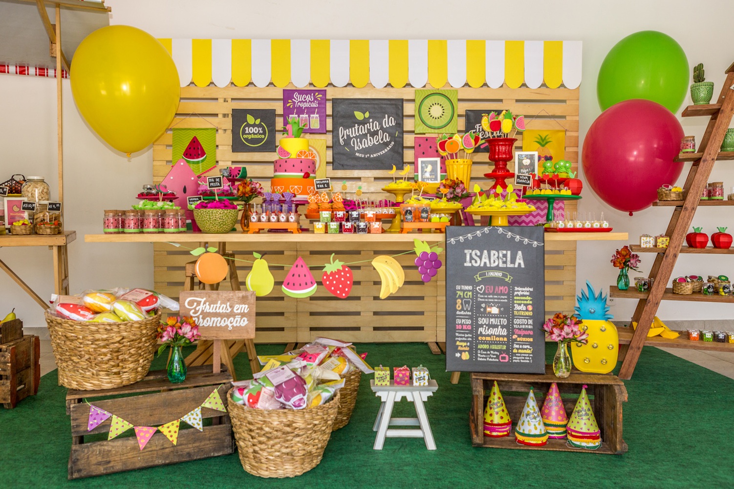 balões para festa de 1 ano