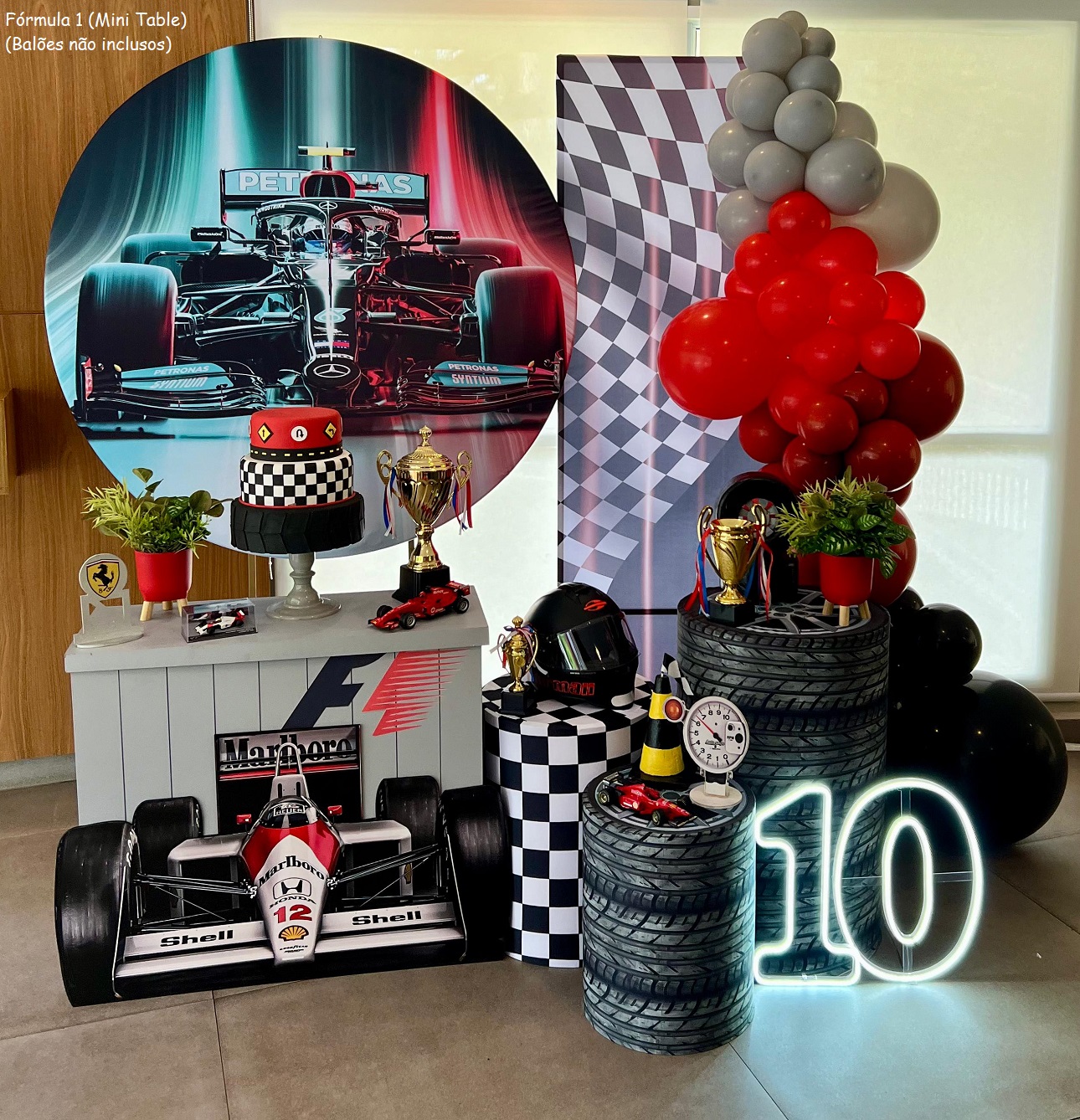 festa de 15 decoracao formula 1