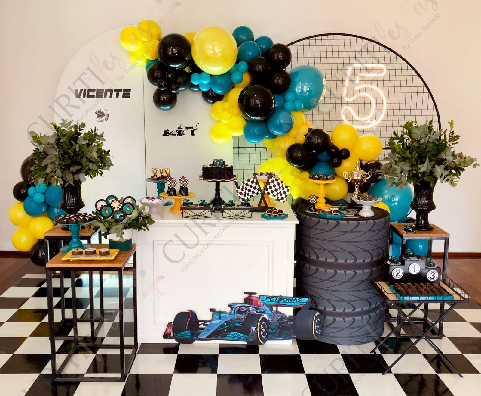 festa de 15 decoracao formula 1