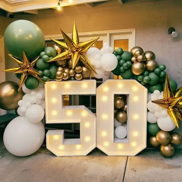 festa de 50 masculina decoracao