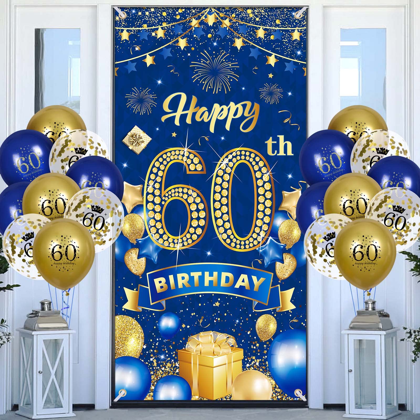 decoração 60 anos simples
