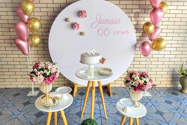 decoração 60 anos tema anos 60