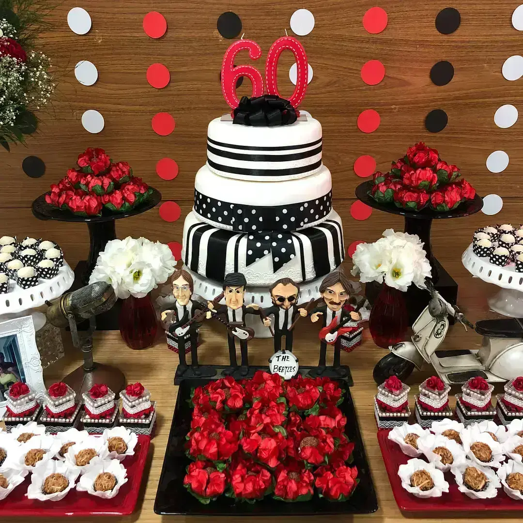 decoração 60 anos balões