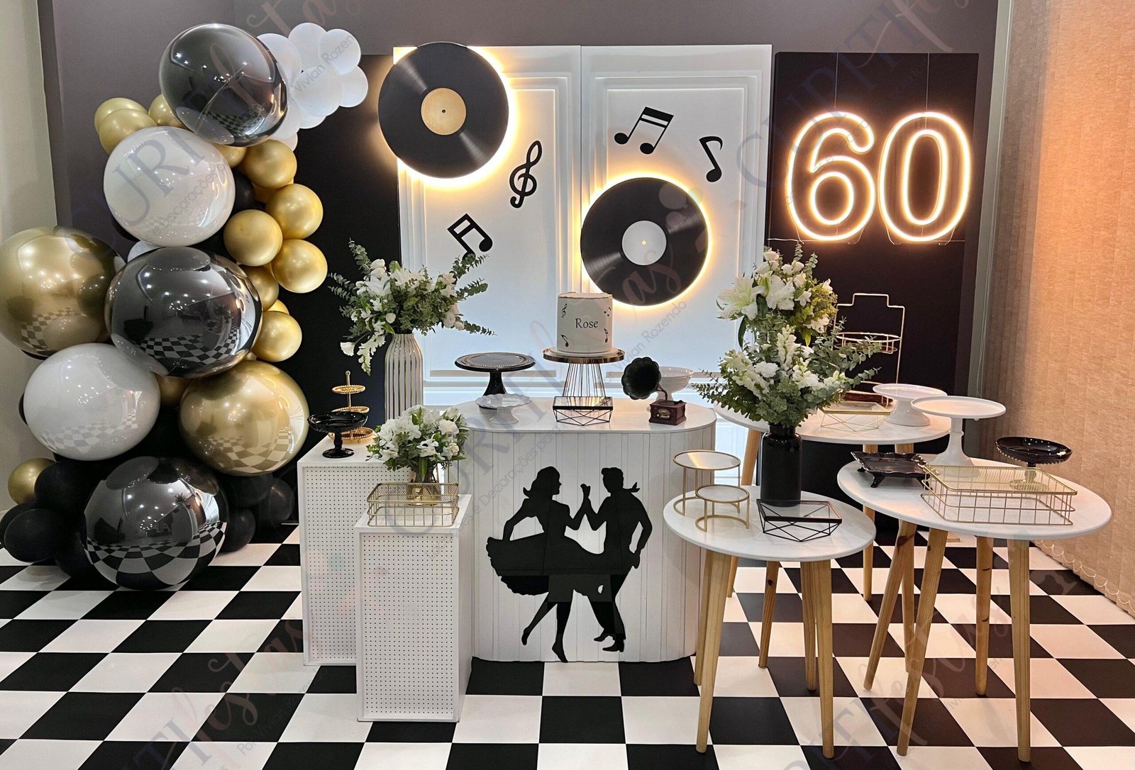ideias decoração 60 anos