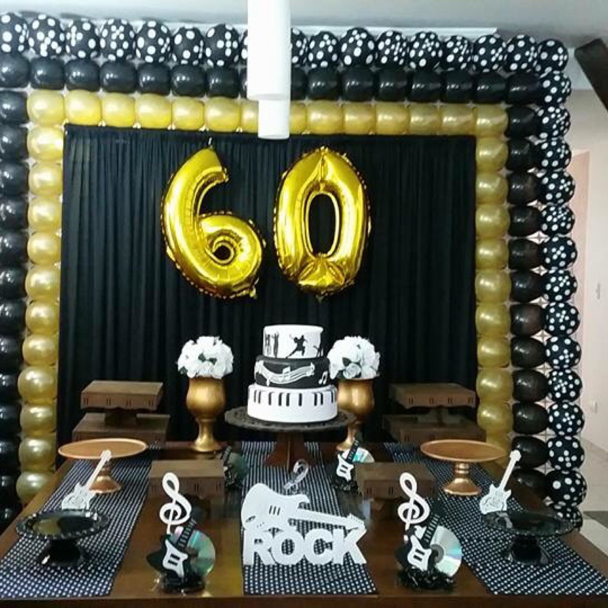como decorar festa 60 anos