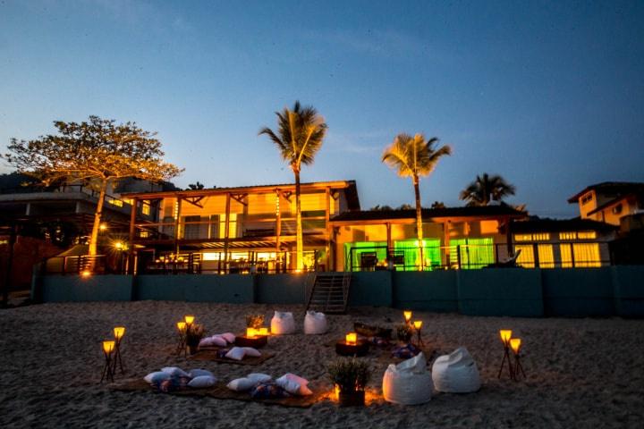 festa de casamento com luau