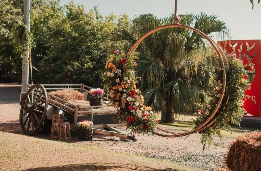 festa de casamento com tema country