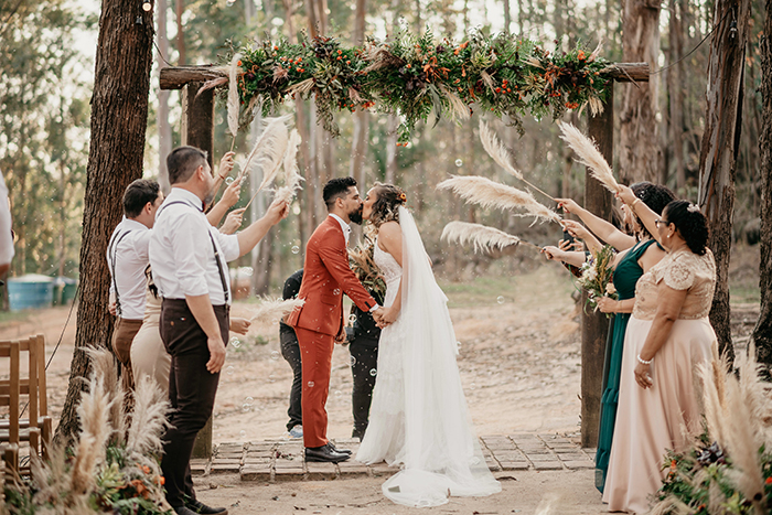 festa de casamento com tema de Harry Potter