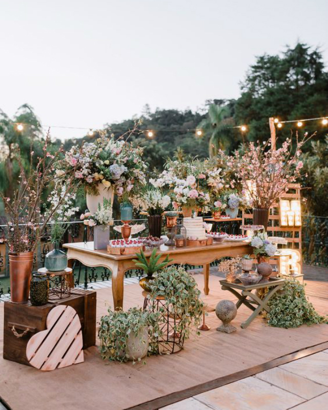 buffet para casamento simples e econômico