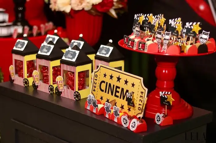 festa de casamento tematica de cinema