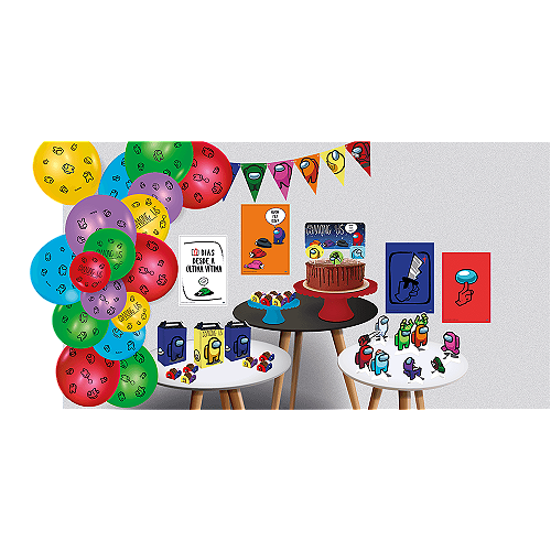 kit festa pronta among us