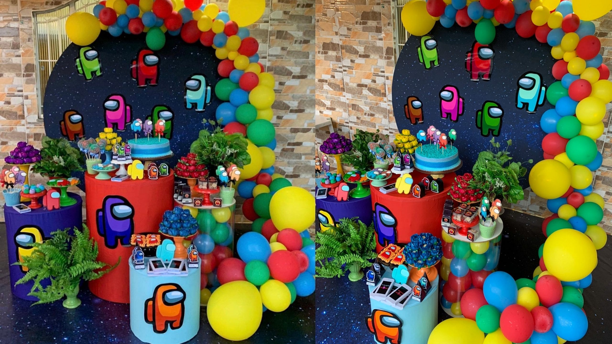 ideias para festa among us