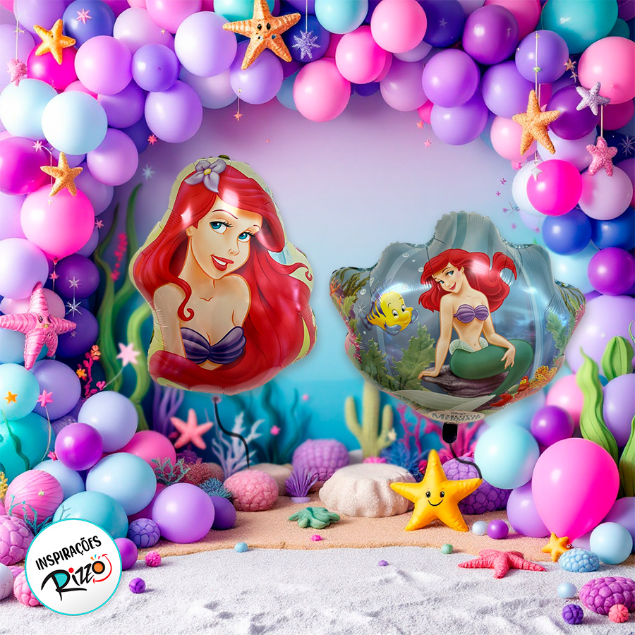 quanto custa uma festa infantil Ariel