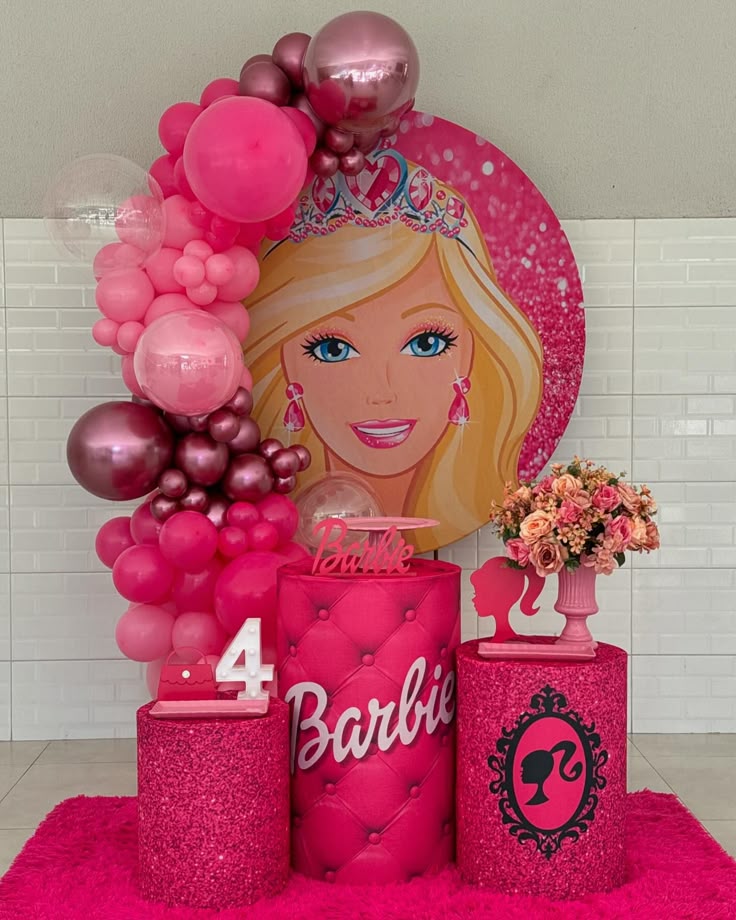 festa infantil tema barbie