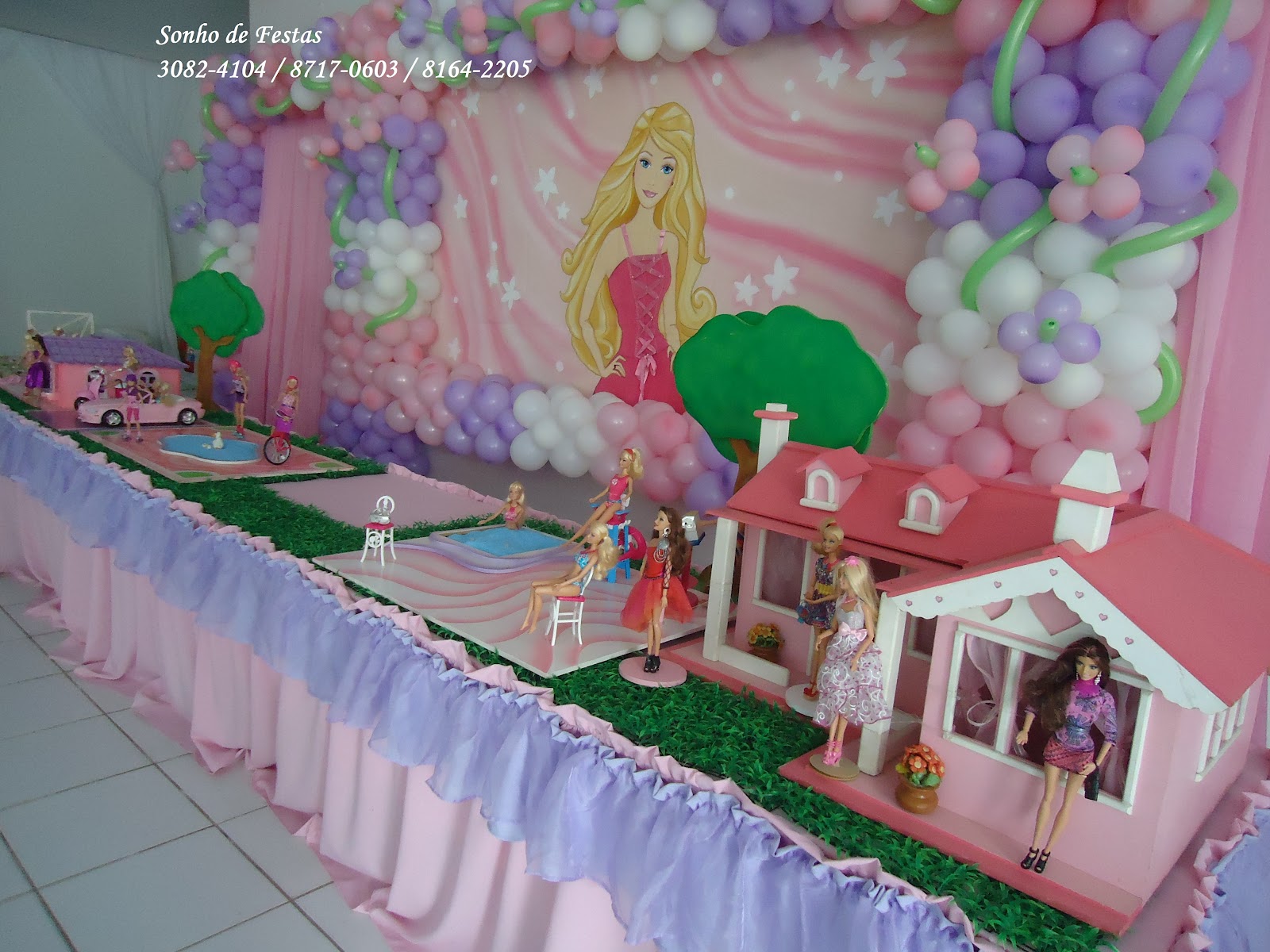 festa infantil tema barbie