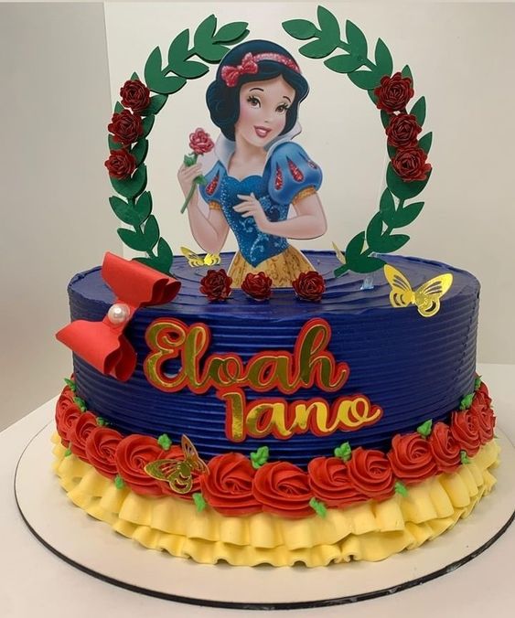 ideias criativas decoração festa infantil Branca de Neve