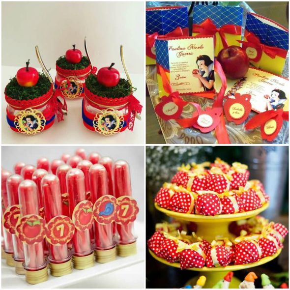 festa Branca de Neve vs festa Cinderela qual escolher