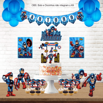 doces capitã marvel