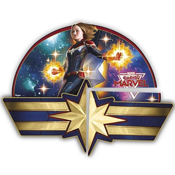 lembrancinha capitã marvel personalizada