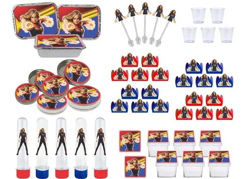 festa tema capitã marvel