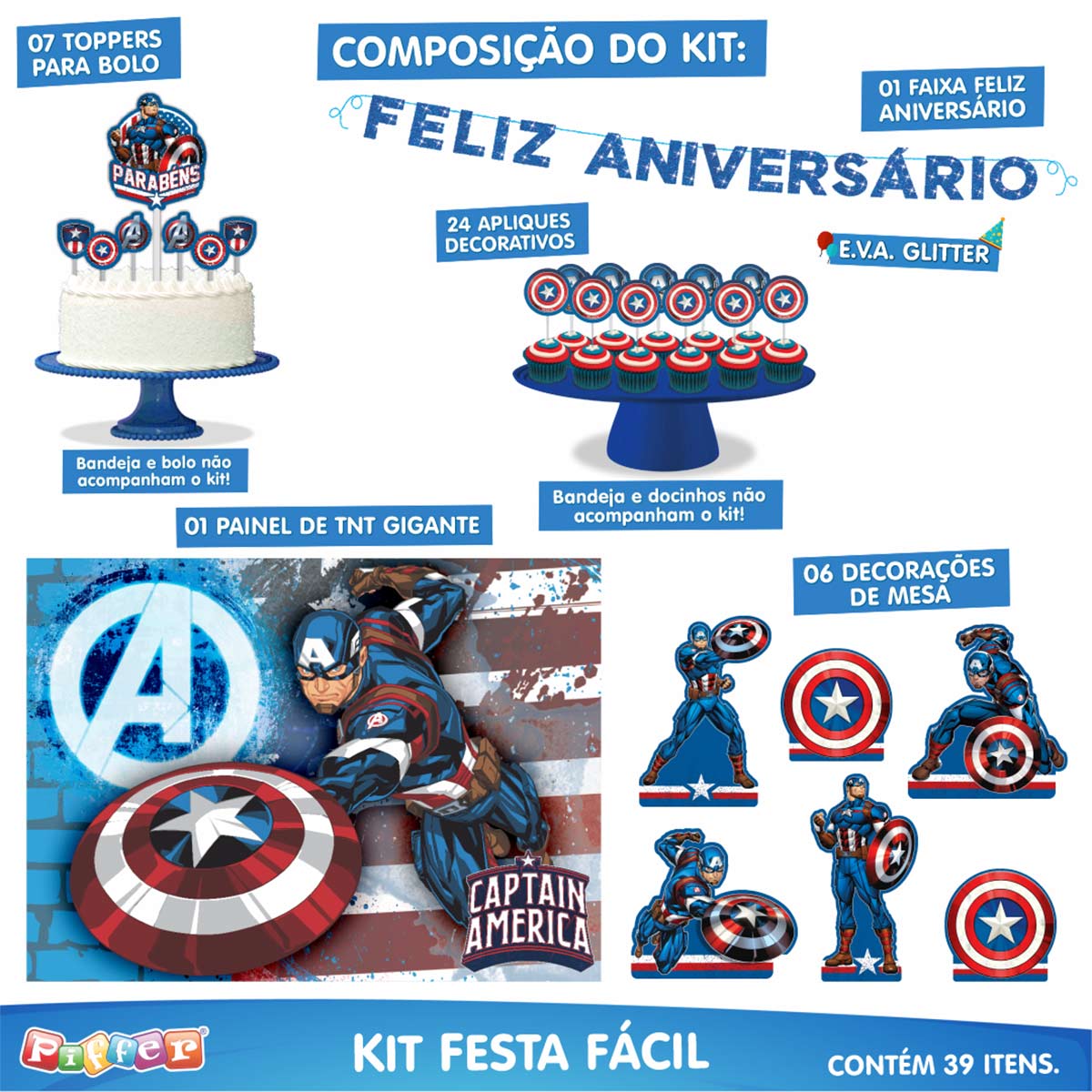 Festa infatil Capitão América