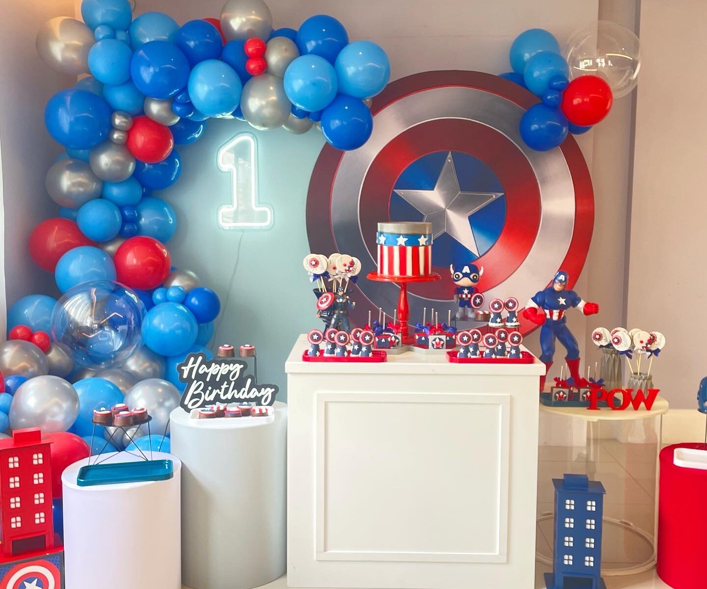 Festa infatil Capitão América