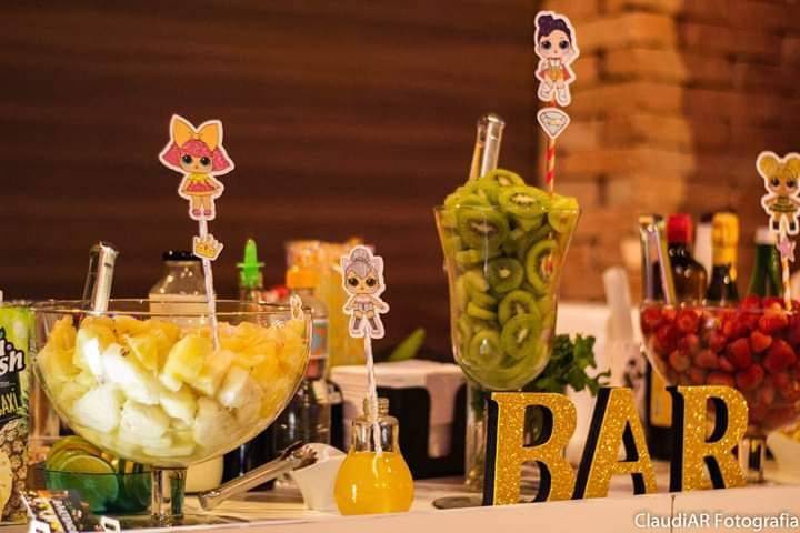 tendências decoração drinks 2026 festa infantil