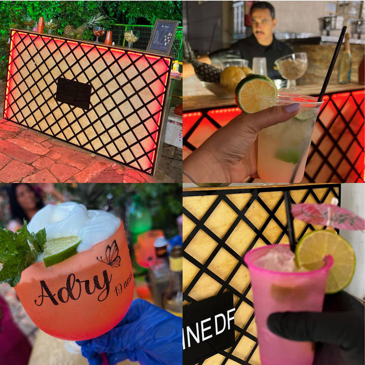 decoração drinks festa infantil