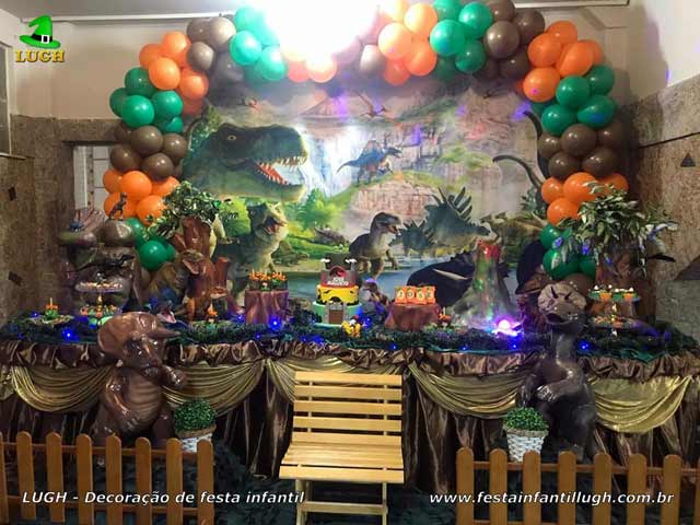 Decoração festa dinossauro jurássico