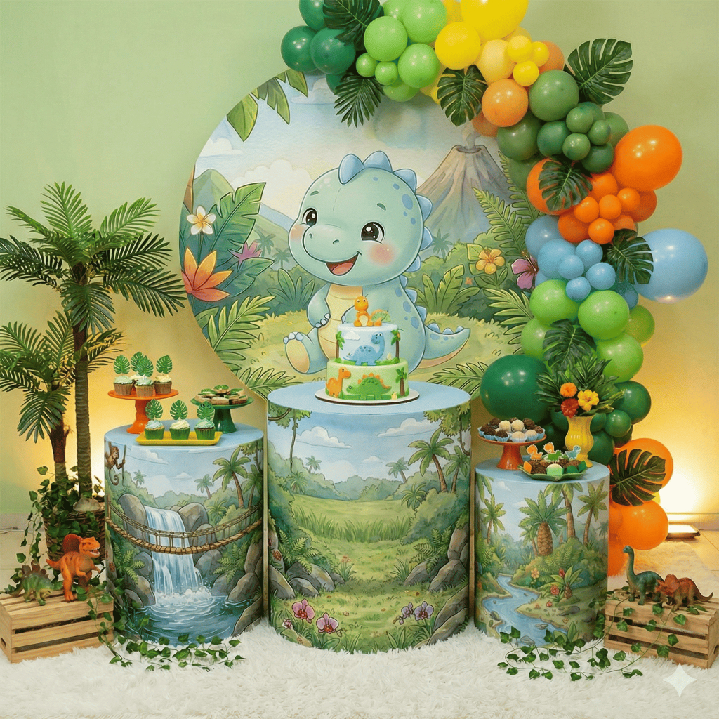 Decoração festa dinossauro jurássico