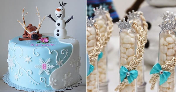 ideias criativas decoração festa infantil frozen 2