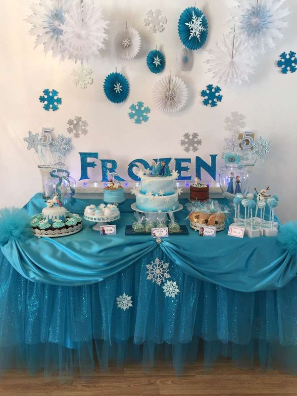 ideias criativas decoração festa infantil frozen 2