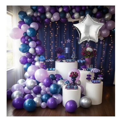 como fazer painel de festa galáxia soft